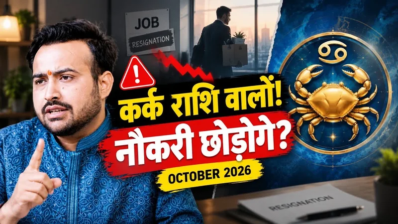 Kark Rashi October 2026: नौकरी छोड़ने का मन बन रहा है? पहले ये सच सुन लो! Monthly Prediction