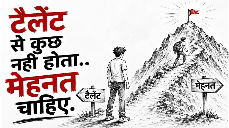 टैलेंट के भरोसे नहीं.. मेहनत के दम पर दुनिया को जीतो! Hard Work Beats Talent.. Motivational Video